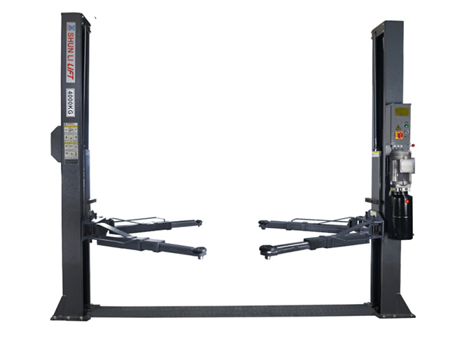 C240W Two Post Lift (Solid Plate Version) C240W Two Post Lift (Solid Plate Version)